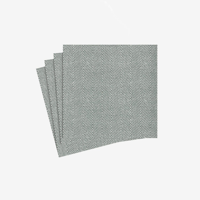 Caspari | Flax/Jute Paper Linen Napkins