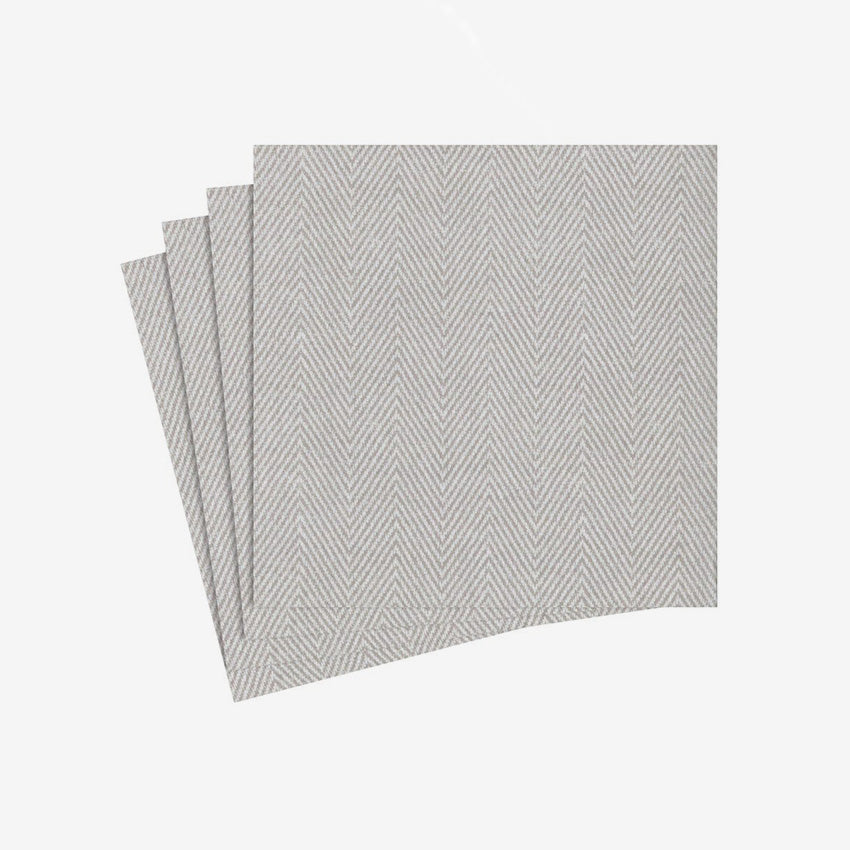 Caspari | Flax/Jute Paper Linen Napkins