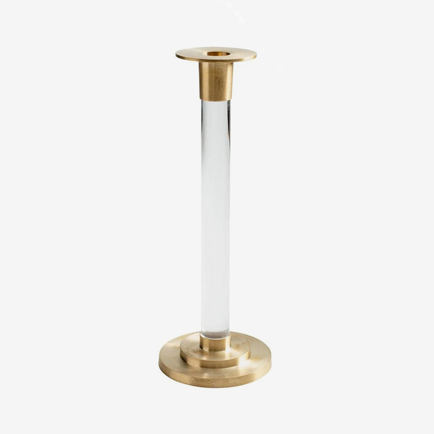 Caspari | Resin/Brass Candlestick