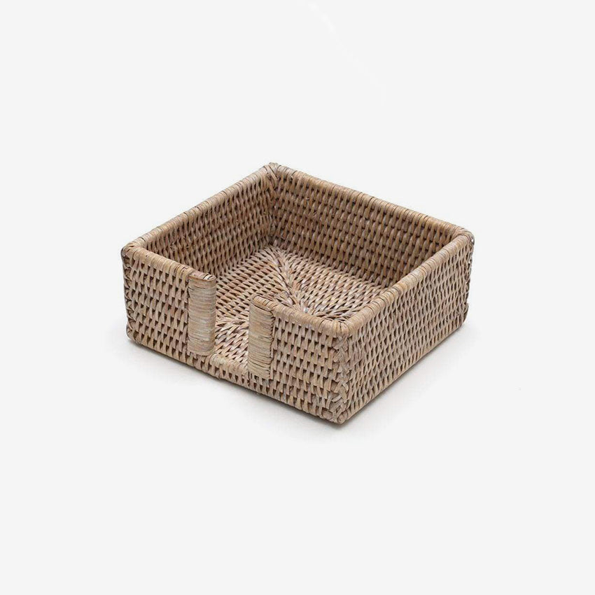 Caspari | Rattan Napkin Holder