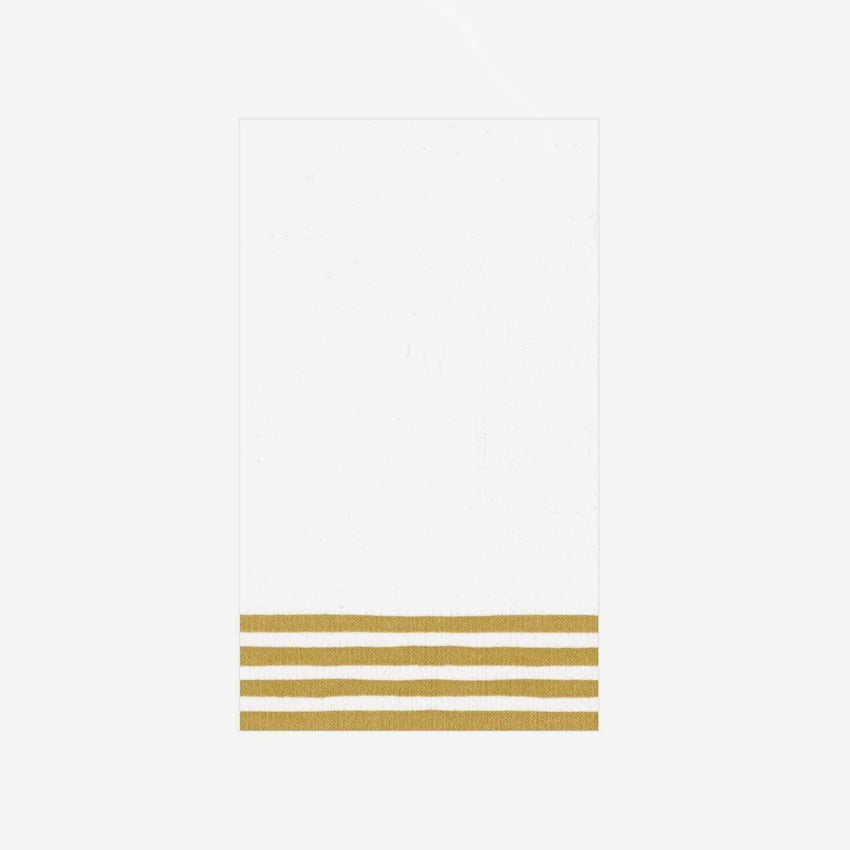 Caspari | Stripe Border Napkins