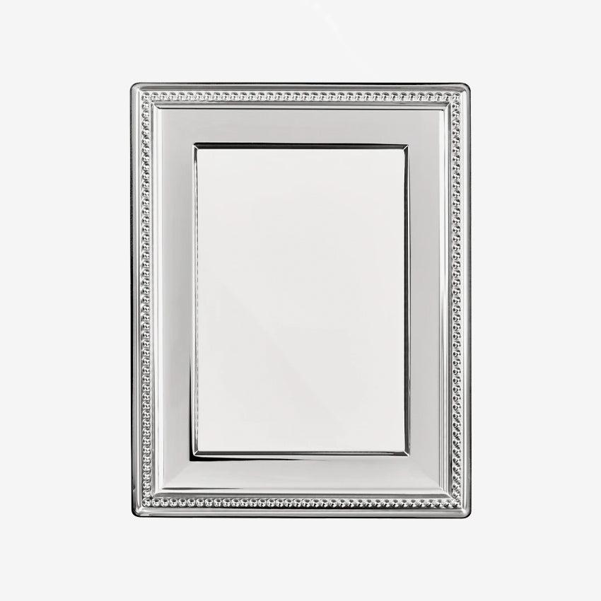 Christofle | Silver-plated Perles Picture Frame