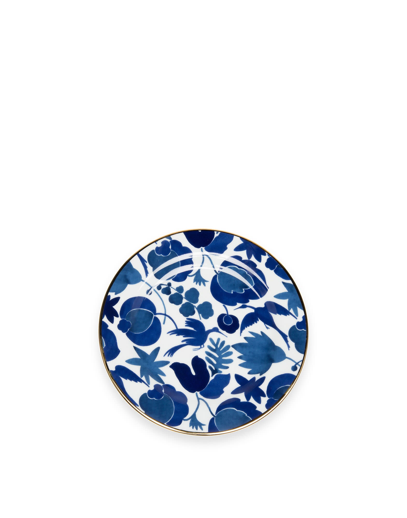 Maison Lipari LA DOUBLE J Dessert Plates Set of 2 | Porcelain | Wildbird Blu & Bianco | 20x20 cm  LA DOUBLE J.