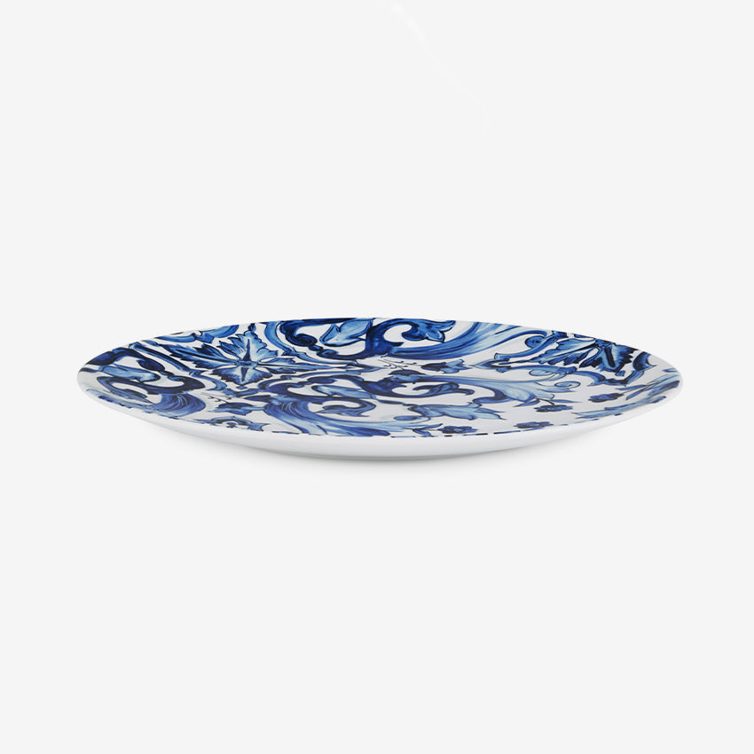 Dolce & GabbanaCasa | Blue Mediterraneo Fiore Foglie Charger Plate
