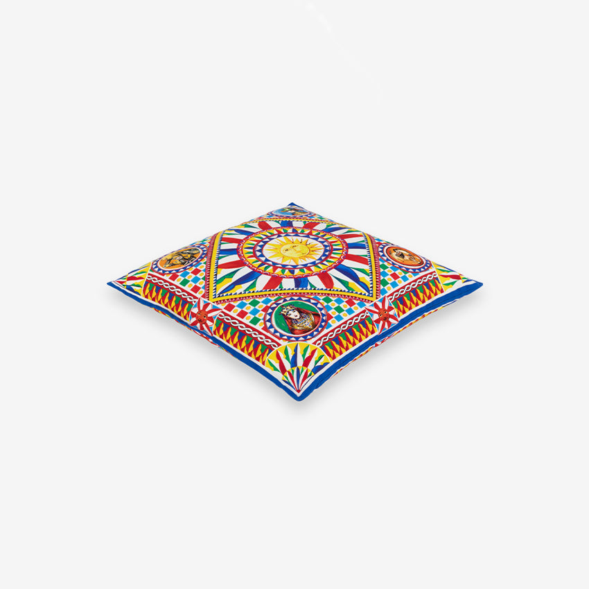 Dolce & Gabbana Casa | Small Carretto Canvas Cushion