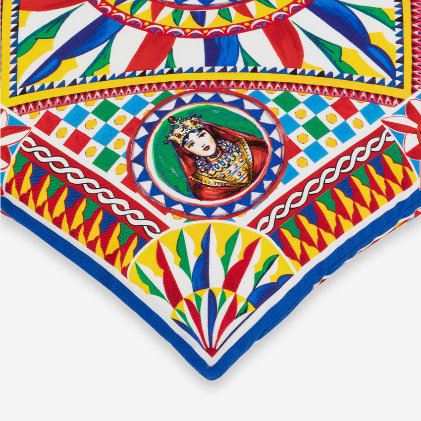 Dolce & Gabbana Casa | Petit coussin en toile Carretto