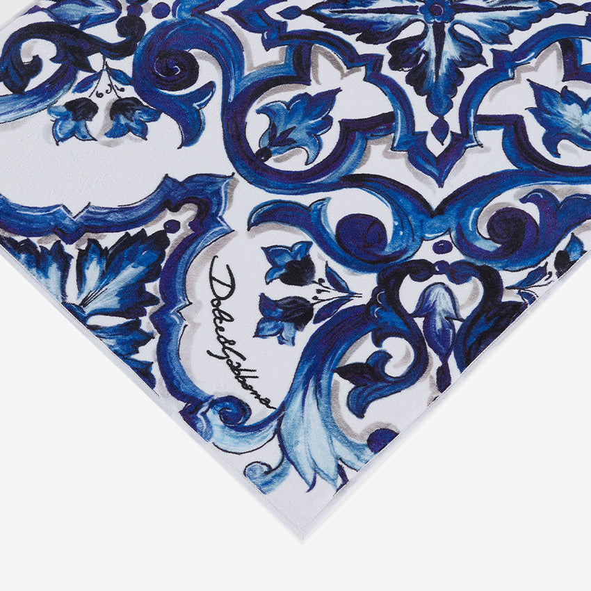 Dolce & Gabbana Casa | All Over Blue Mediterraneo Bath Mat