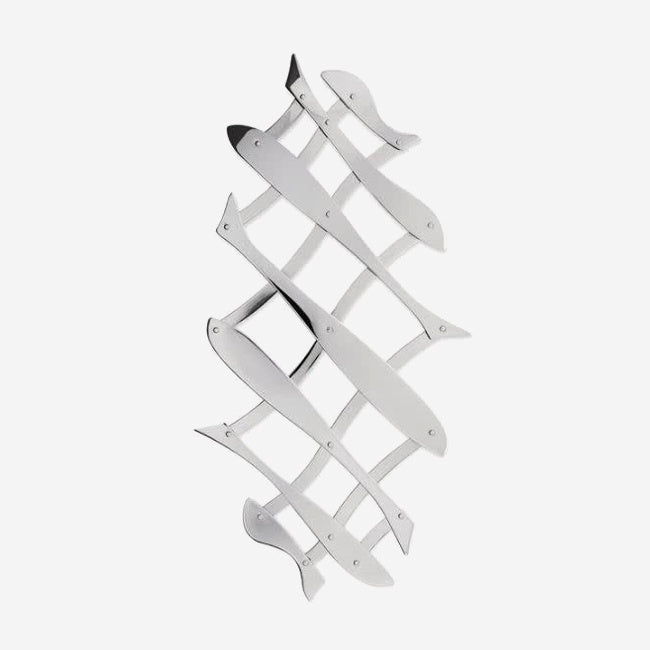 Maison Lipari Pescher Extendible Trivet In 18/10 Stainless Steel  ALESSI.