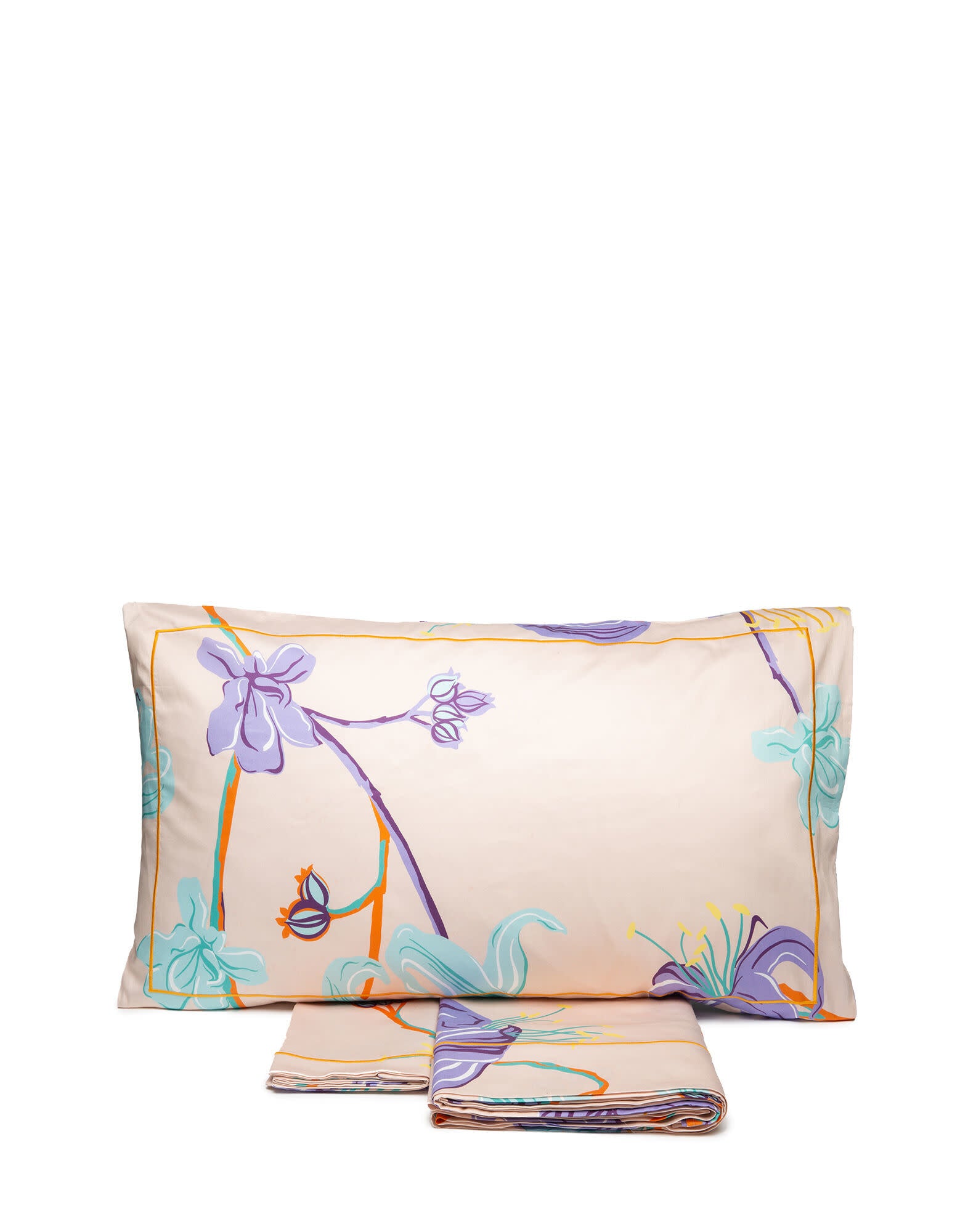 Maison Lipari LA DOUBLE J Pillows Set of 2 | Satinated Cotton | Maneater Ecru | Size: EU  LA DOUBLE J.