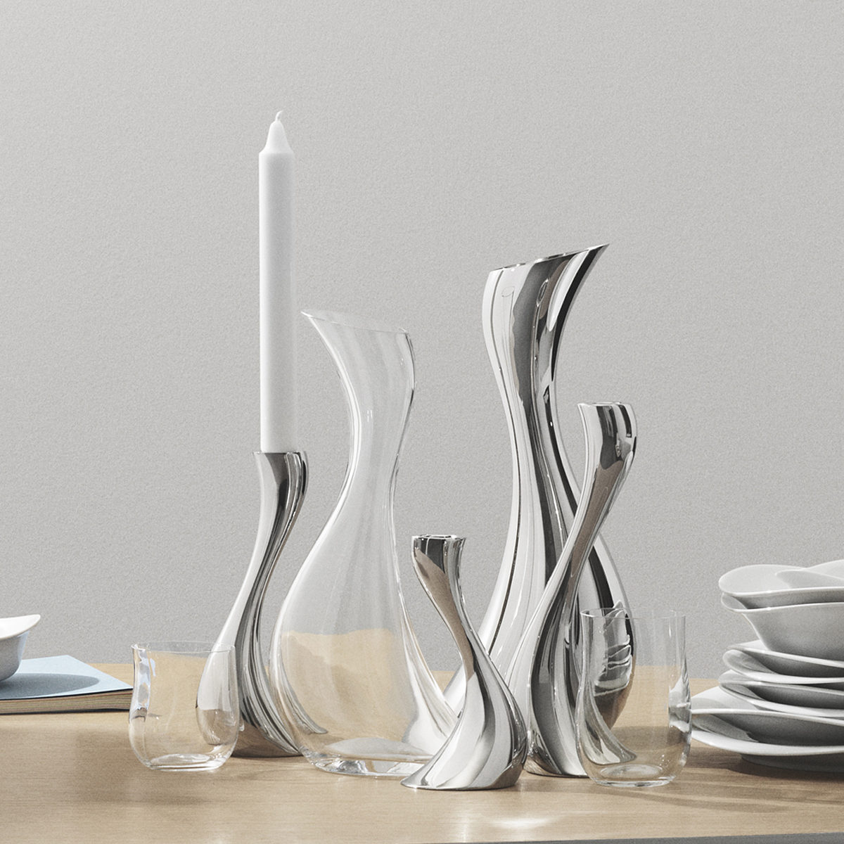 Georg Jensen | Verre Cobra Carafe