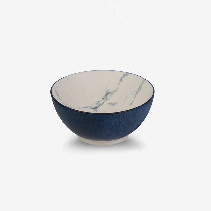 Icm | Denim Marble Bowls