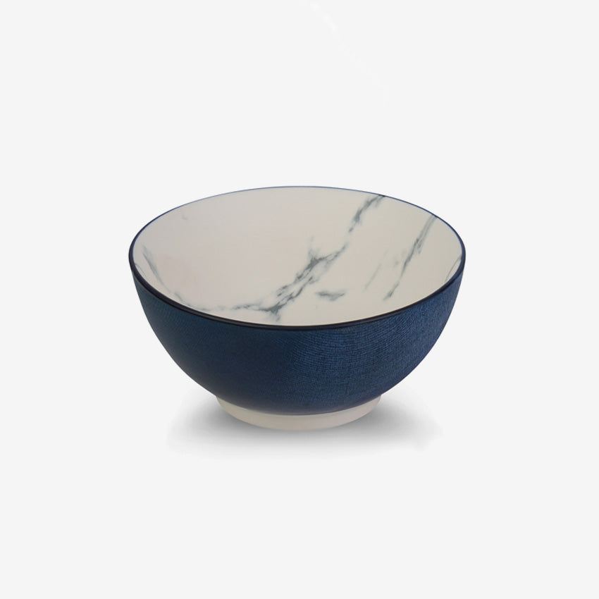 Icm | Denim Marble Bowls
