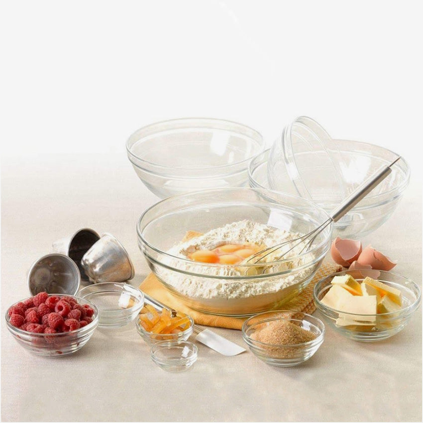 Duralex | Lys Stackable Clear Bowls