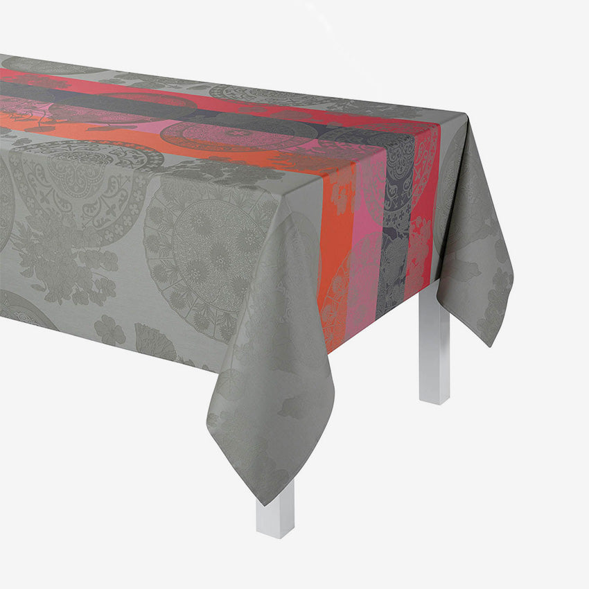 Le Jacquard Français | Fleurs Gourmandes Coated Tablecloth