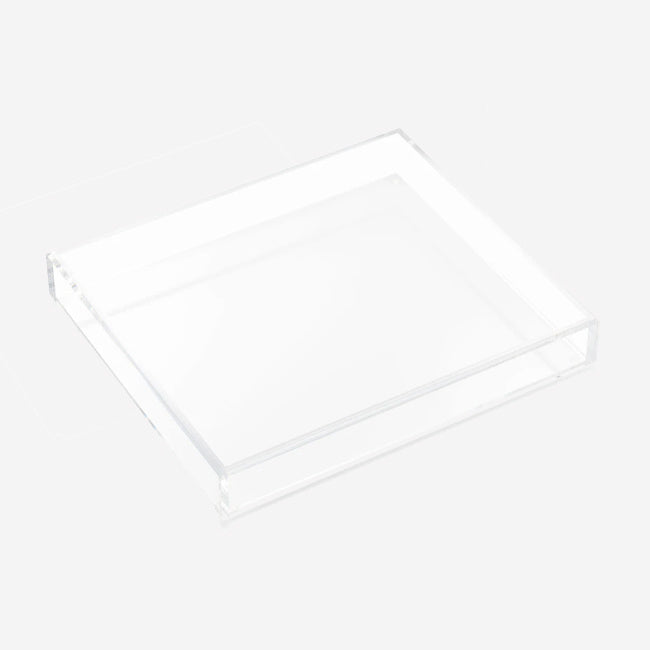 Maison Lipari Large Acrylic Tray - Crystal Clear  JR WILLIAM.