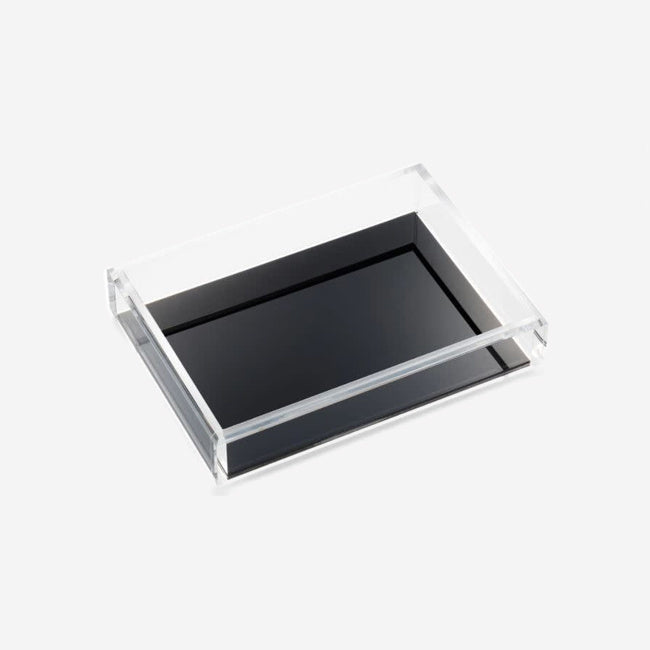 Maison Lipari Medium Acrylic Tray - Soho Black  JR WILLIAM.