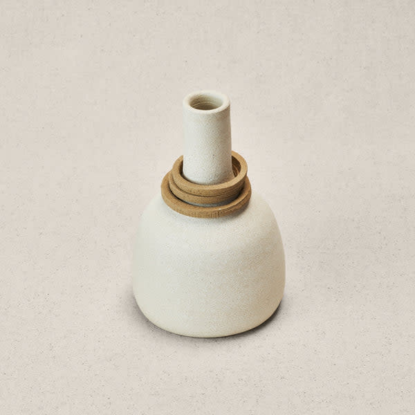Maison Lipari Ali Vase - Raw Blanc  STYLE UNION HOME.
