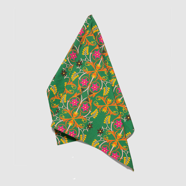 Maison Lipari LA DOUBLE J Small Tablecloth | Linen | Stella Alpina Verde | 180x180 cm  LA DOUBLE J.