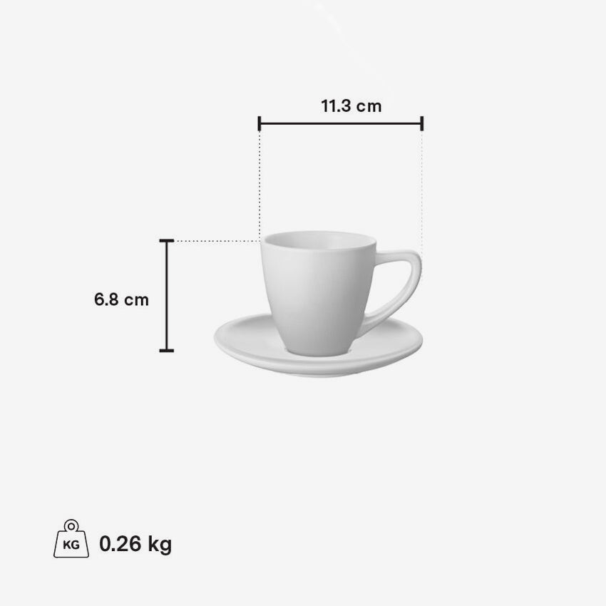 Le Creuset | Ensemble de 2 tasses à espresso minimaliste