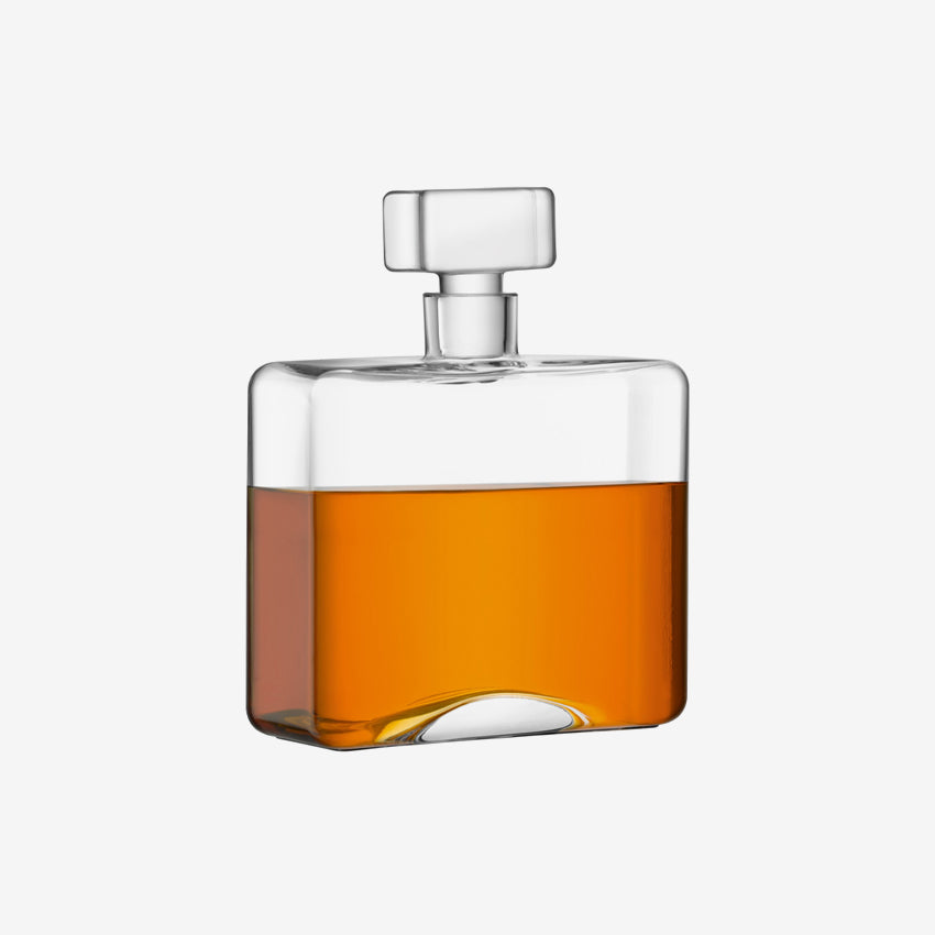 LSA | Cask Whisky Rectangle Decanter 1L Clear