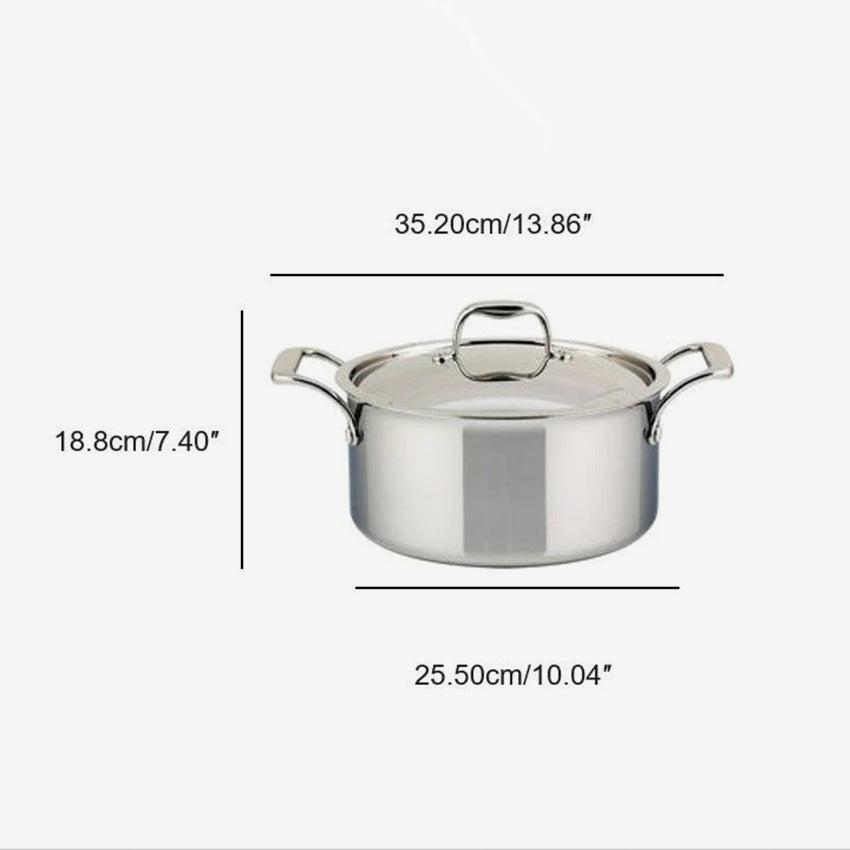 Meyer | SuperSteel 5L Dutch Oven avec couvercle