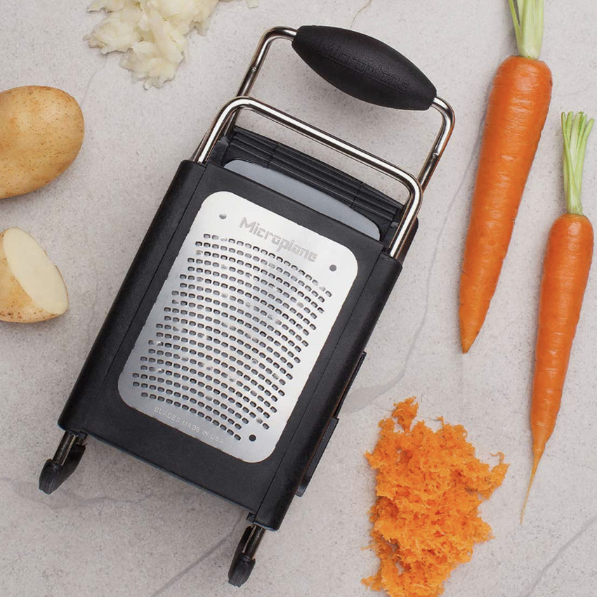 Microplane | Box Grater - 4 Sided - Black