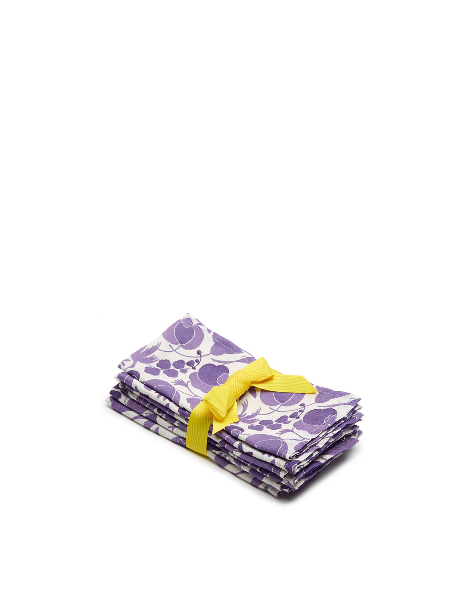 Maison Lipari LA DOUBLE J Large Napkins Set of 6 | Linen | Wildbird Viola Small | 45x45 cm  LA DOUBLE J.