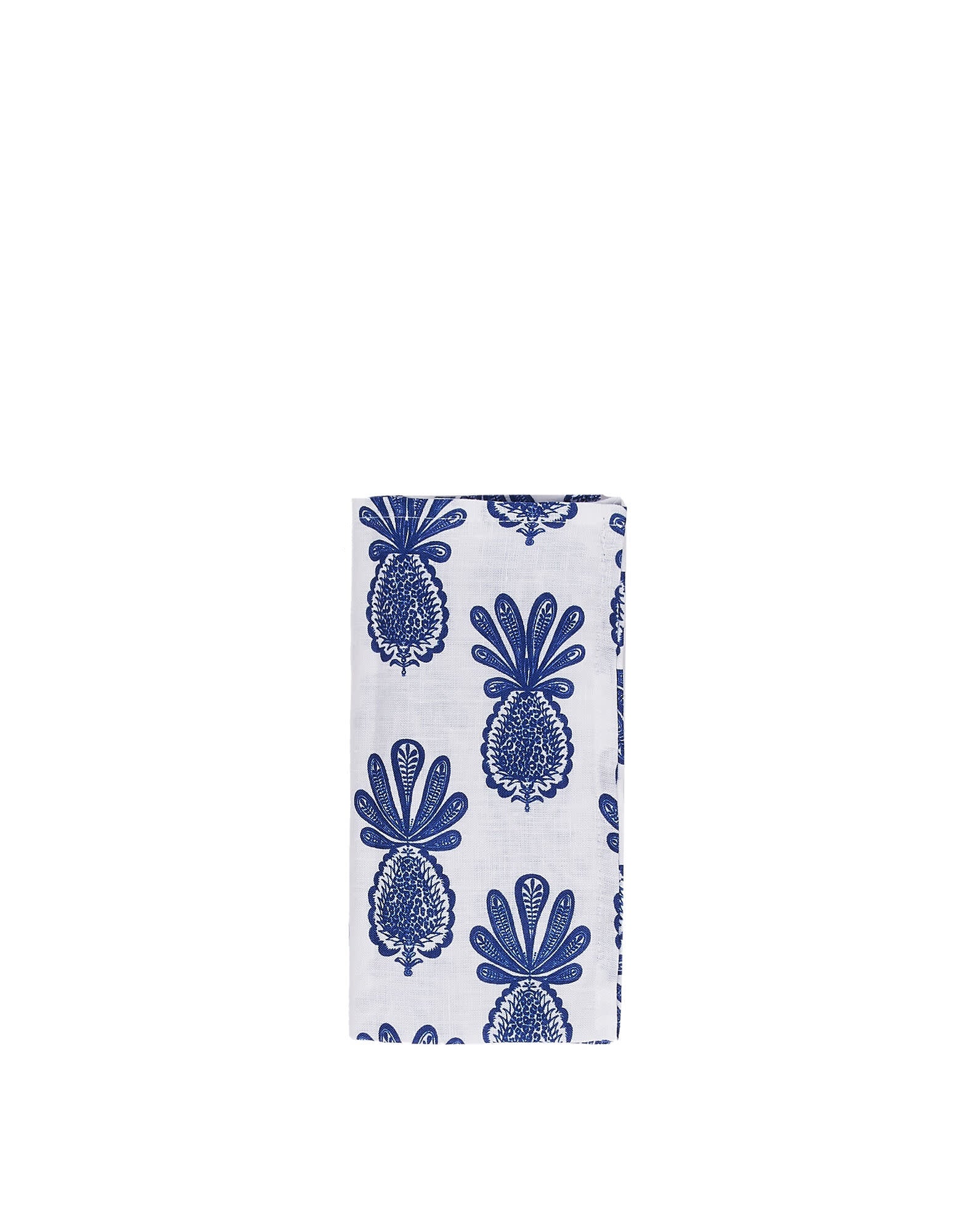 Maison Lipari LA DOUBLE J Large Napkins Set of 6 | Linen | Ananas | 45x45 cm  LA DOUBLE J.