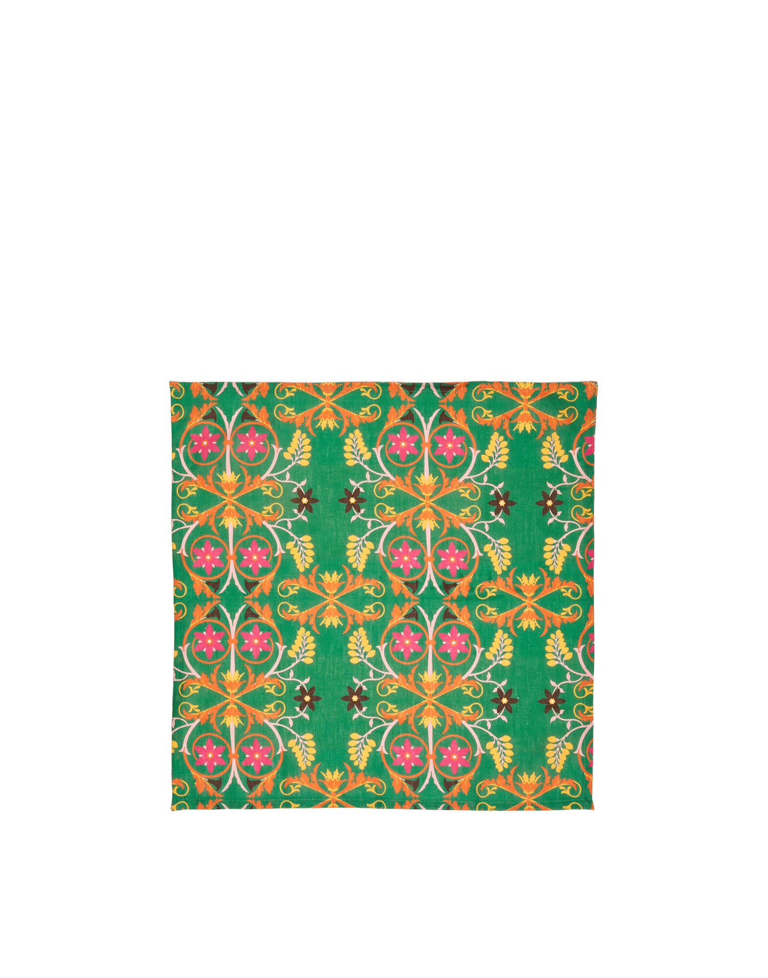 Maison Lipari LA DOUBLE J Large Napkins Set of 6 | Linen | Stella Alpina Verde | 45x45 cm  LA DOUBLE J.