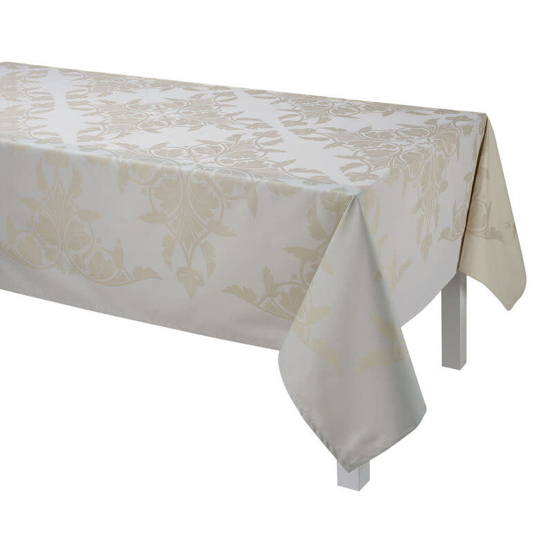 Maison Lipari Syracuse Tablecloth 69x98'' - Beige  LE JACQUARD FRANCAIS.