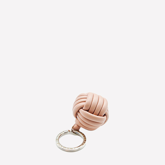 Maison Lipari GIOBAGNARA - Nodo Keyring Nappa - Nude  GIOBAGNARA.