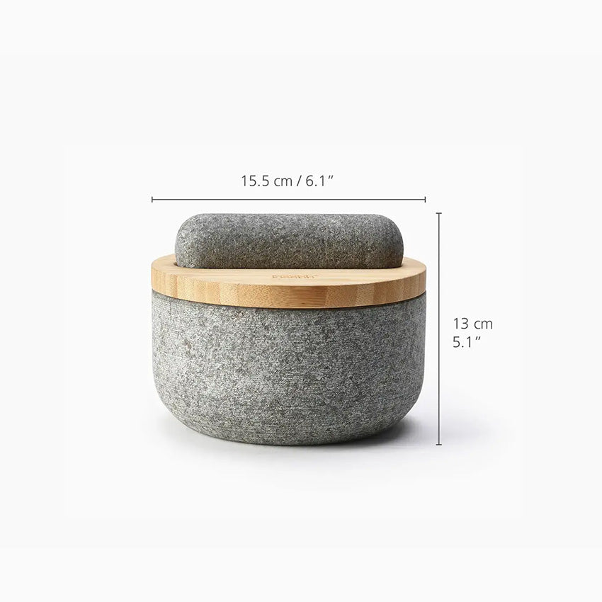 Joseph Joseph | Dash™ Pestle & Mortar with Bamboo Lid