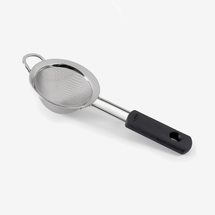 Oxo | Mini Strainer Black Stainless Steel 3x8 in