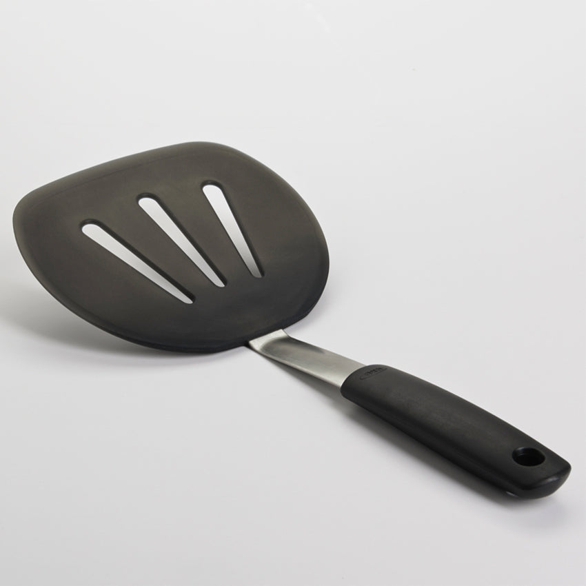 Oxo | Flexible Pancake Turner Black Stainless Steel & Silicone L: 12 in