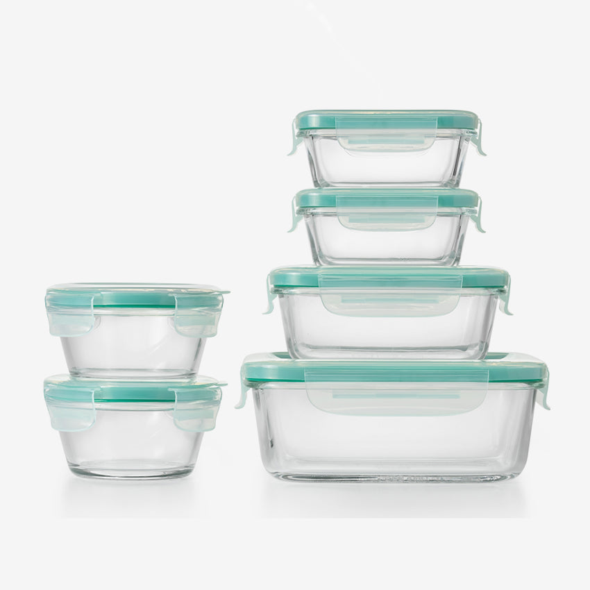 Oxo | 12-Piece Glass Container Set