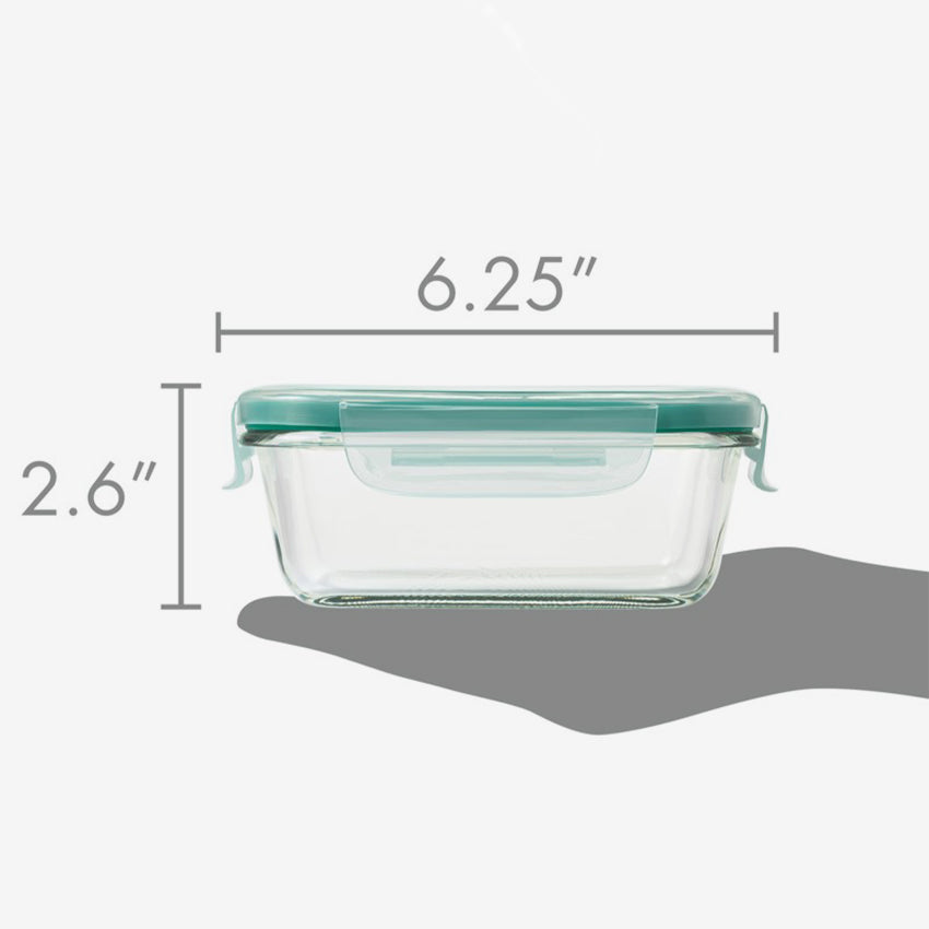 Oxo | SmartSeal Récipients en verre borosilicaté et en plastique