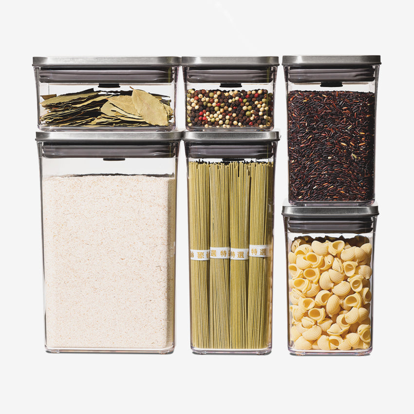 Oxo | Stainless Steel® POP 2.0 Container Set - 6 pieces