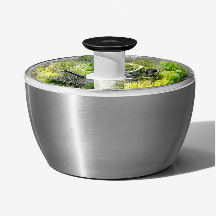 Oxo | Stainless Steel Salad Spinner Stainless Steel 10.5x10.5x8 in