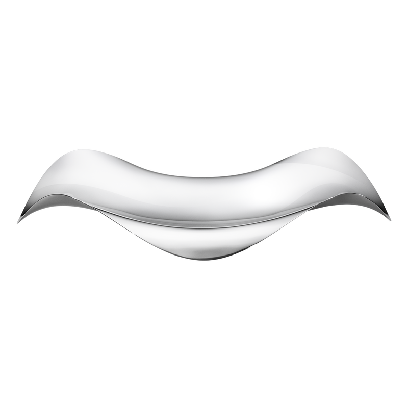 Maison Lipari Cobra Oval Tray - Silver  GEORG JENSEN.