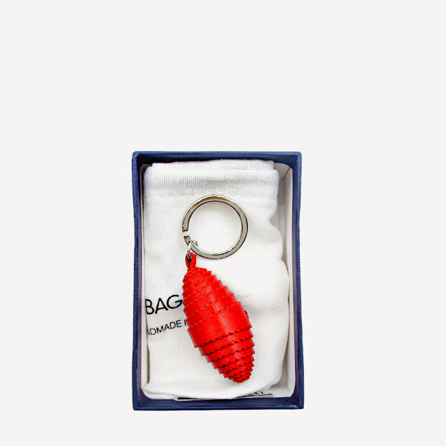 Maison Lipari GIOBAGNARA - Pigna Keyring Nappa - Red  GIOBAGNARA.