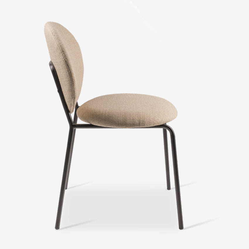 Polspotten | Simply Smooth Fabric Chair - Beige