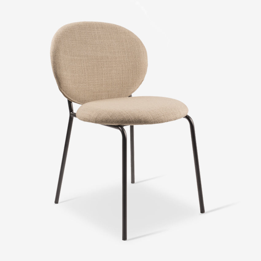 Polspotten | Simply Smooth Fabric Chair - Beige