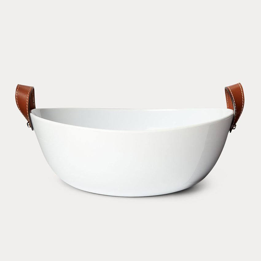 Ralph Lauren | Wyatt Salad Bowl Saddle/White