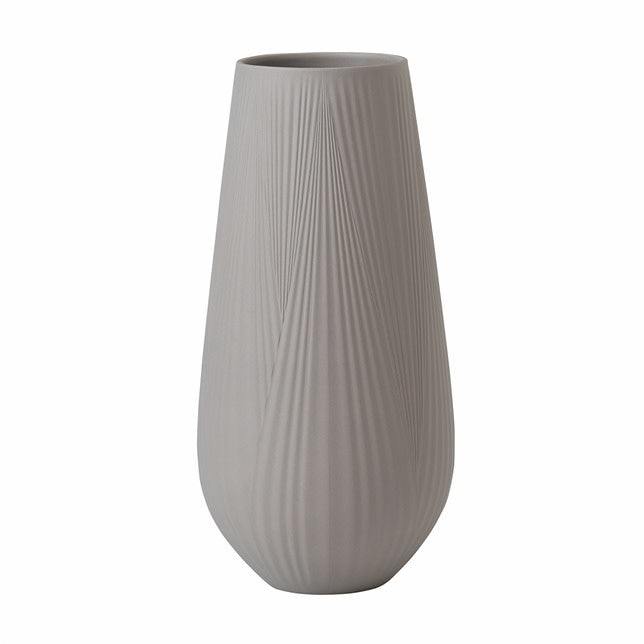 Maison Lipari Folia Jasper Tall Vase 11.8" Mink  WEDGWOOD.