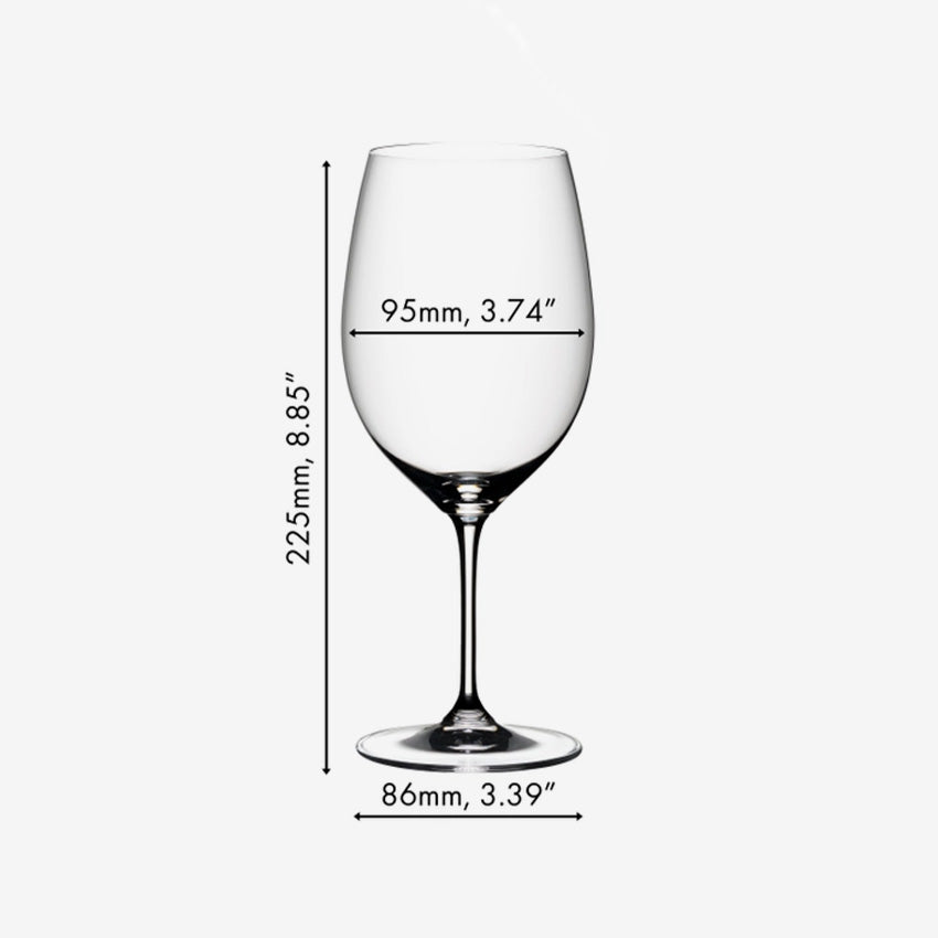 Riedel | Vinum Cabernet Sauvignon/Merlot Set de 2 cristaux