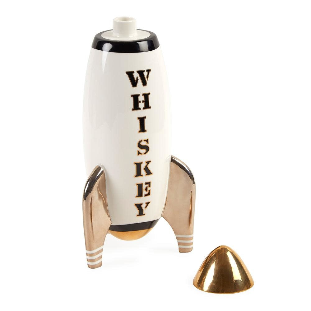 Maison Lipari Rocket Decanter Whiskey  JONATHAN ADLER.