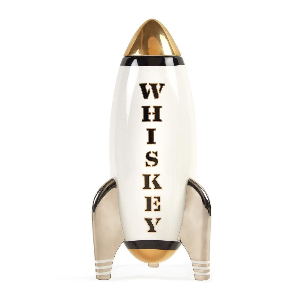 Maison Lipari Rocket Decanter Whiskey  JONATHAN ADLER.