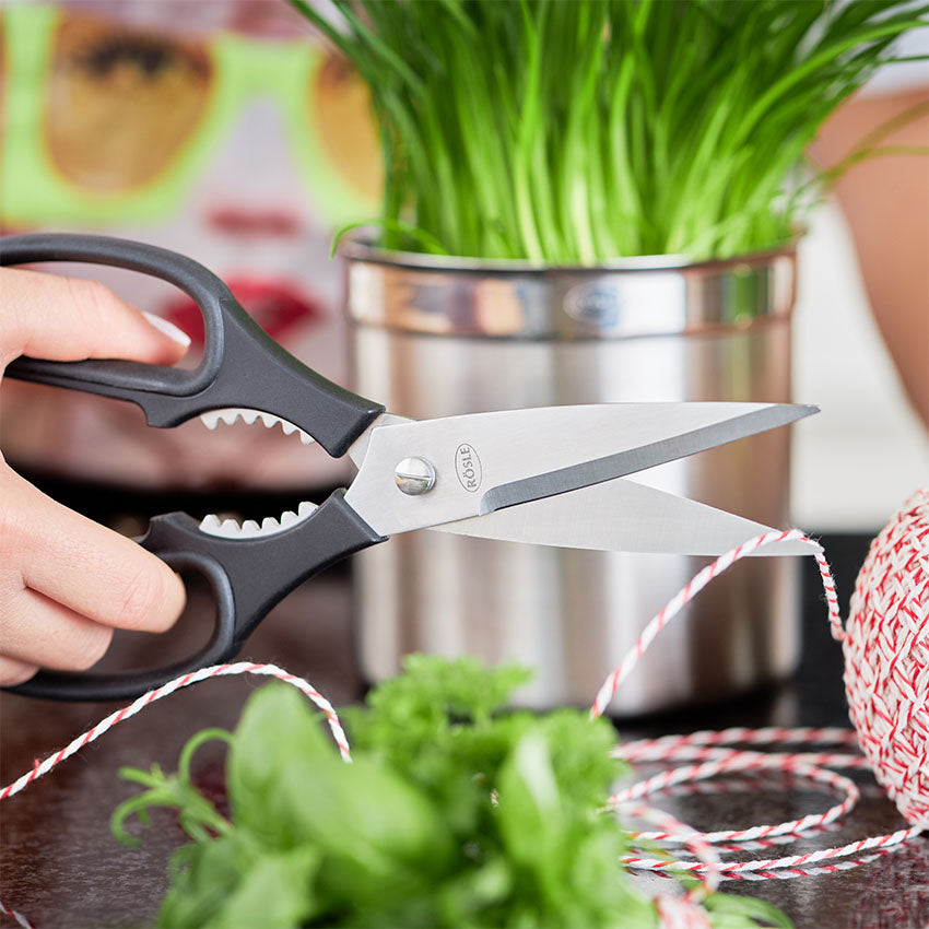 Rosle | Kitchen Scissors - Silver, Black