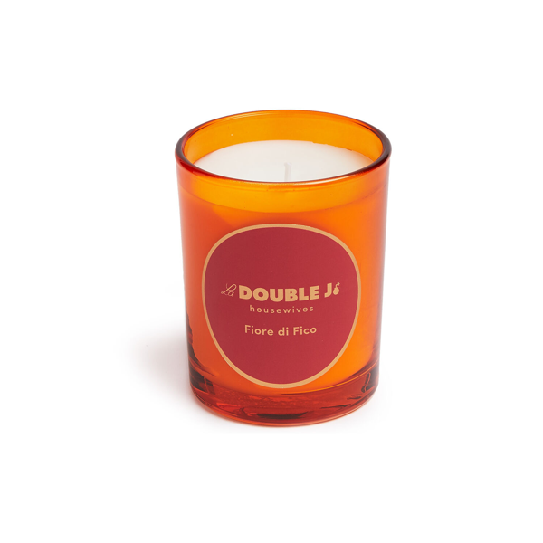 Maison Lipari LA DOUBLE J Fiore Del Fico Candle | Glass | Orange Chakra | 200 gr  LA DOUBLE J.