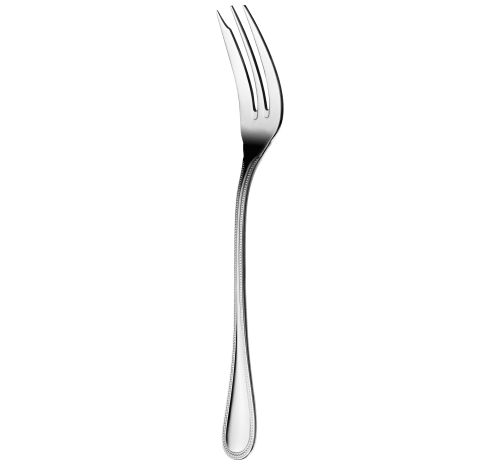 Maison Lipari Serving Fork Large Perles2  CHRISTOFLE.